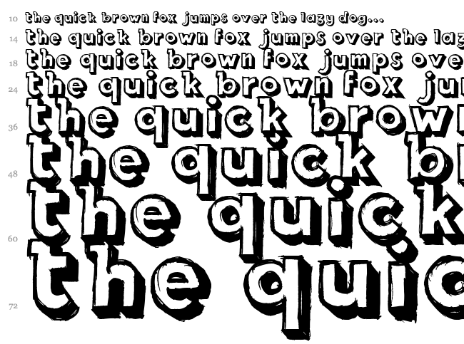 Royal Delight font waterfall